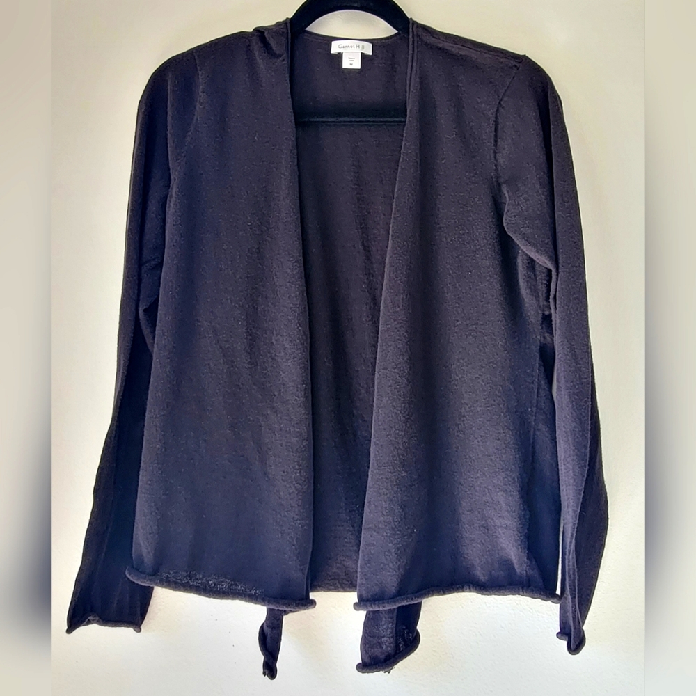 GARNET HILL Cardigan, Medium, Long Sleve, Relaxed